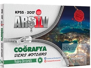 2017 KPSS Arşiv Coğrafya Video Ders Notları Kolektif