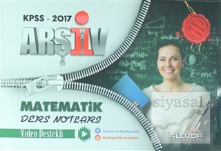 2017 KPSS Arşiv Matematik Video Ders Notları Kolektif