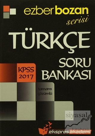 2017 Kpss Ezberbozan Serisi Türkçe Soru Bankası Savaş Doğan