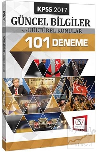 2017 KPSS Güncel Bilgiler ve Kültürel Konular 101 Deneme