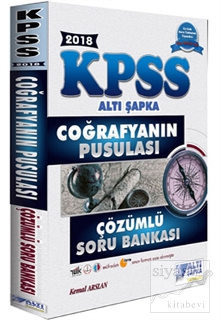 2018 KPSS Coğrafyanın Pusulası Çözümlü Soru Bankası Kemal Arslan