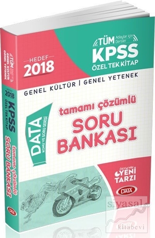 2018 KPSS Genel Yetenek Genel Kültür Özel Tek Kitap Tamamı Çözümlü Sor