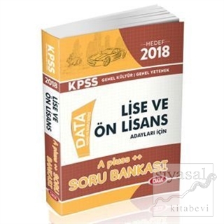 2018 KPSS Lise ve Önlisans Hedef A Pluss Soru Bankası Kolektif