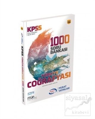 2018 KPSS Türkiye Coğrafyası 1000 Soru Bankası Kolektif