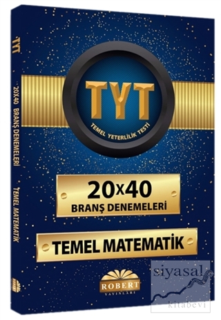 2018 TYT Temel Matematik 20x40 Branş Denemeleri Kolektif