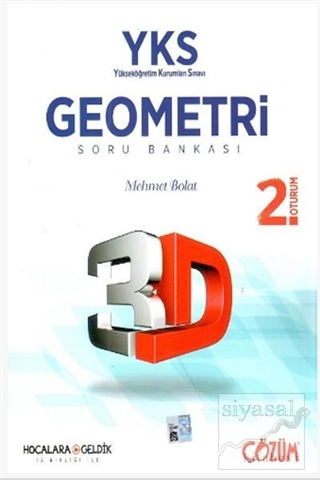 2018 YKS 2. Oturum 3D Geometri Soru Bankası Mehmet Bolat