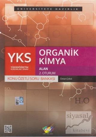 2018 YKS Organik Kimya Konu Özetli Soru Bankası 2. Oturum Özkan Çokol