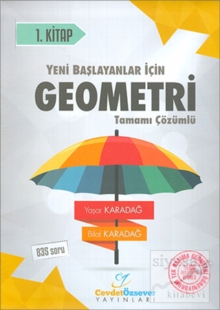 2018 YKS Yeni Başlayanlar İçin Geometri Serisi 1. Kitap Tamamı Çözümlü