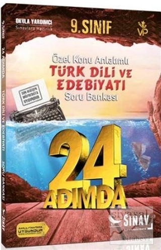 2019 24 Adımda 9. Sınıf Özel Konu Anlatımlı Türk Dili ve Edebiyatı Sor