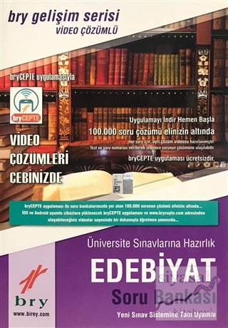 2019 Bry Gelişim Serisi Edebiyat Soru Bankası Video Çözümlü Kolektif