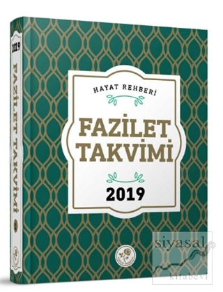 2019 Fazilet Takvim - Yurtiçi 1.Bölge Ciltli Kolektif