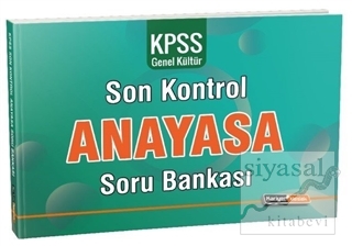 2020 KPSS Genel Kültür Anayasa Son Kontrol Soru Bankası Kolektif