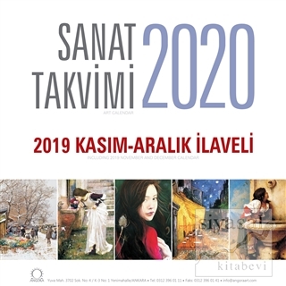 2020 Sanat Duvar Takvimi - 2019 Kasım - Aralık İlaveli Kolektif