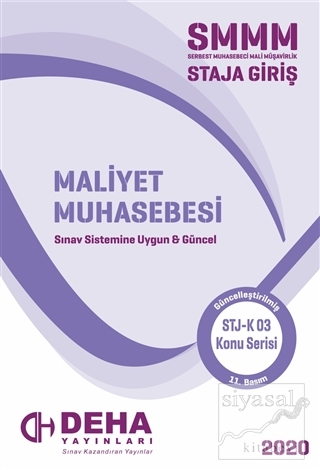 2020 SMMM Staja Giriş - Maliyet Muhasebesi Kolektif