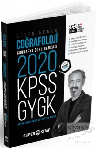 2020 Süper Memur KPSS - GYGK Coğrafoloji Coğrafya Soru Bankası Ömer Se