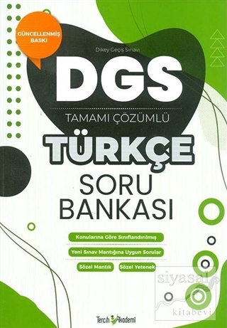 DGS Türkçe Tamamı Çözümlü Soru Bankası Kolektif