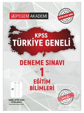 2021 KPSS Eğitim Bilimleri Türkiye Geneli Deneme Sınavı 1 Kolektif