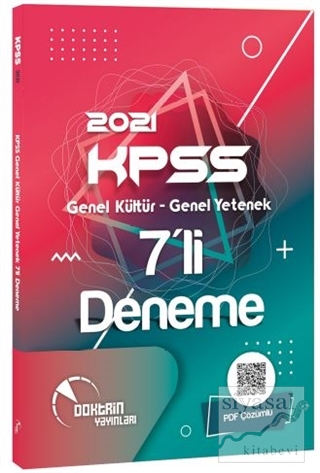 2021 KPSS Genel Kültür-Genel Yetenek 7'li Deneme - PDF Çözümlü Kolekti