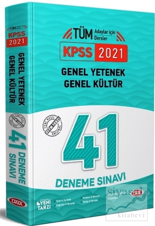 2021 KPSS Genel Yetenek - Genel Kültür 41 Deneme Sınavı Kolektif
