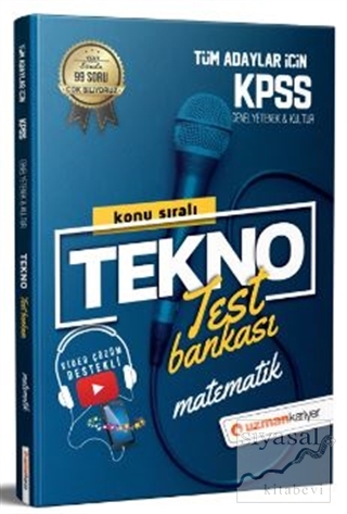 2021 KPSS Tekno Konu Konu Test Bankası - Matematik Kolektif
