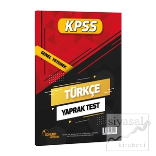 2021 KPSS Türkçe Yaprak Test Kolektif