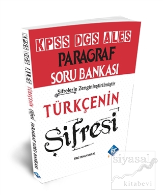 2021 KPSS Türkçenin Şifresi Paragraf Soru Bankası Fırat Osman Baykal