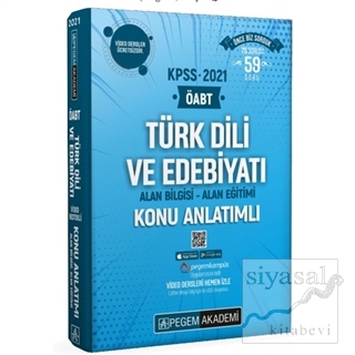 2021 ÖABT Türk Dili ve Edebiyatı Alan Bilgisi - Alan Eğitimi Konu Anla