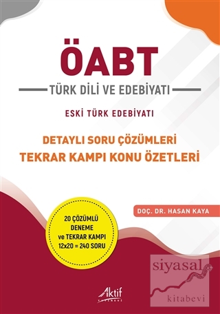 2021 ÖABT Türk Dili ve Edebiyatı Detaylı Soru Çözümleri Tekrar Kampı K