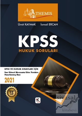2019 Themis KPSS Hukuk Soruları (Ciltli) Ümit Kaymak