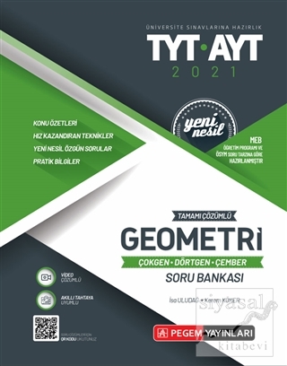 2021 TYT-AYT Tamamı Çözümlü Geometri Soru Bankası İsa Uludağ