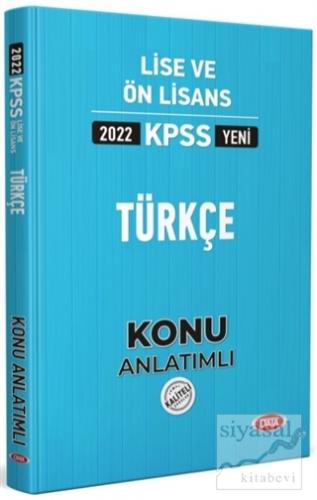 2022 KPSS Lise ve Ön Lisans Türkçe Konu Anlatımlı Kolektif