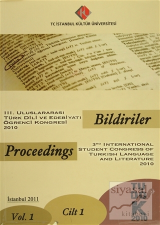 3. Uluslararası Türk Dili ve Edebiyatı Öğrenci Kongresi 2010 : Bildiri