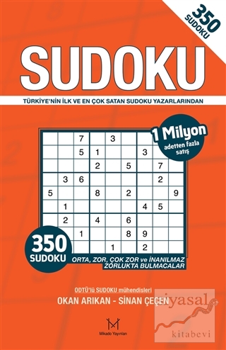 350 Sudoku (Turuncu Kapak) Okan Arıkan