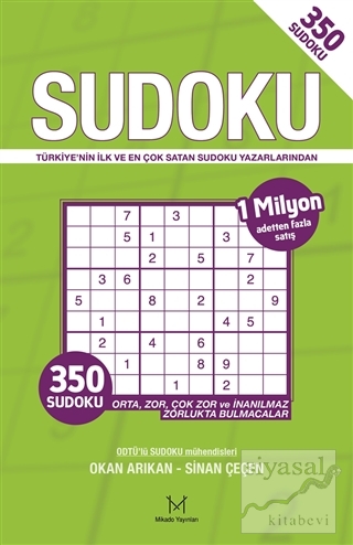 350 Sudoku (Yeşil Kapak) Okan Arıkan