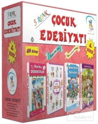 4. Sınıf Çocuk Edebiyatı (40 Kitap Set) Kolektif
