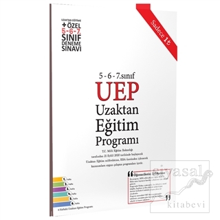 5-6-7 UEP Uzaktan Eğitim Programı ( 10'lu Paket) Kolektif