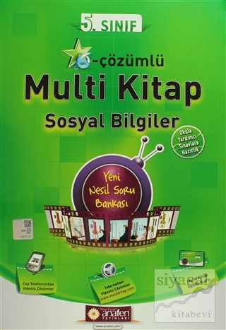5. Sınıf e-Çözümlü Multi Kitap Sosyal Bilgiler - Soru Bankası