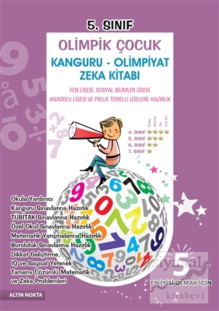 5. Sınıf Olimpik Çocuk Kanguru - Olimpiyat Zeka Kitabı Tamamı Çözümlü 