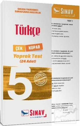 5. Sınıf Türkçe Çek Kopar Yaprak Test Komisyon
