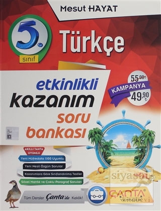 5.Sınıf Türkçe Kazanım Soru Bankası 2020 Kolektif