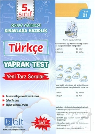5. Sınıf Türkçe Yaprak Test Kolektif