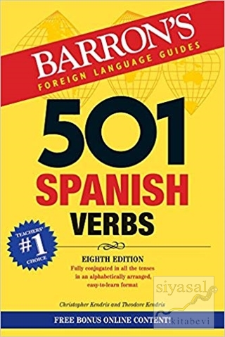501 Spanish Verbs Christopher Kendris