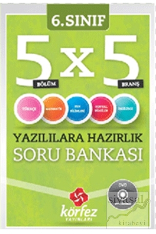 6. Sınıf 5x5 Yazılılara Hazırlık Soru Bankası Komisyon