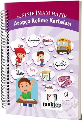 6. Sınıf İmam Hatip Arapça Kelime Kartelası Kadir Güneş
