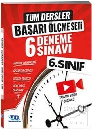 6. Sınıf Tüm Dersler Başarı Ölçme Seti 6 Deneme Sınavı Kolektif