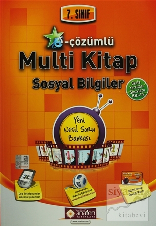 7. Sınıf E-Çözümlü Multi Kitap Sosyal Bilgiler Soru Bankası Kolektif