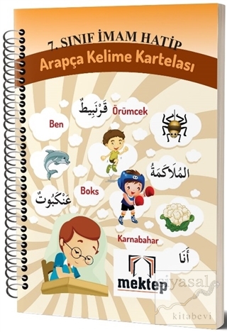7. Sınıf İmam Hatip Arapça Kelime Kartelası Kadir Güneş