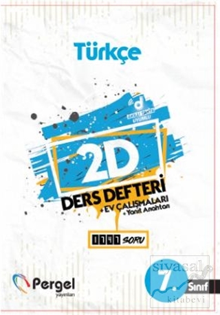 7. Sınıf Türkçe 2D Ders Defteri Kolektif