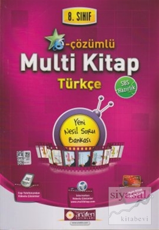 8. Sınıf E-Çözümlü Multi Kitap Türkçe SBS Hazırlık Kolektif