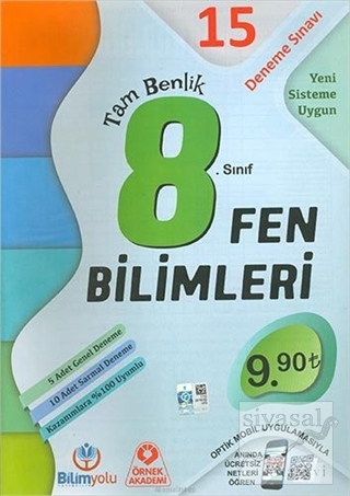 8. Sınıf Fen Bilimleri Tam Benlik 15 Deneme Sınavı Kolektif